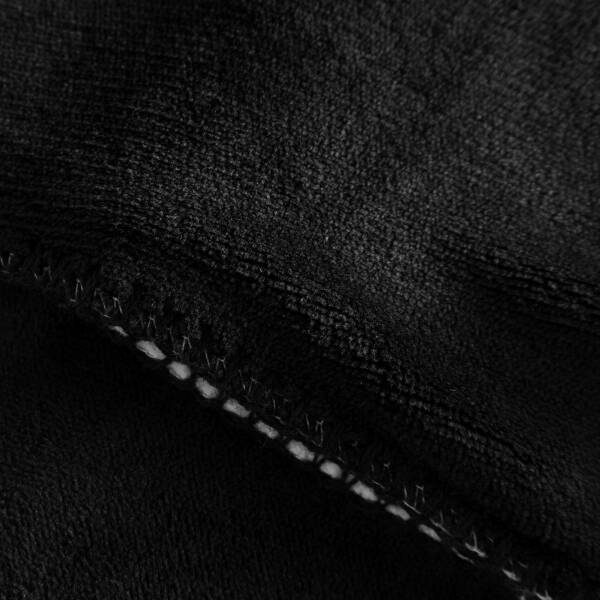Fleeceplaid met sherpa achterzijde 150x120 cm, 500 gr/m² - Zwart/Wit Fleeceplaid met sherpa achterzijde 150x120 cm, 500 gr/m² - Zwart/Wit